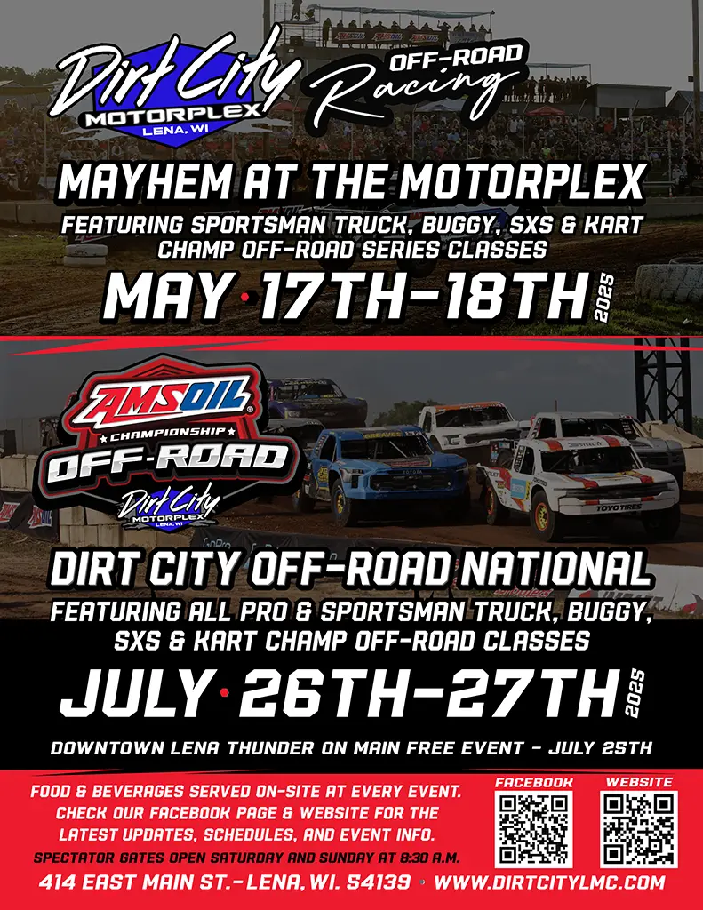 Dirt City 2025 Event Schedule